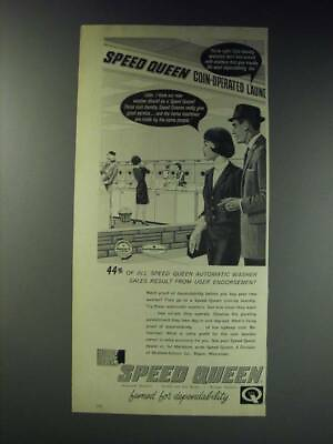 #ad 1963 Speed Queen Automatic Washer Ad 44% of all $19.99