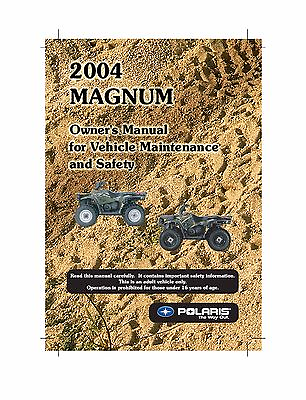 #ad Polaris Owners Manual Book 2004 Magnum 500 4x4 $18.50