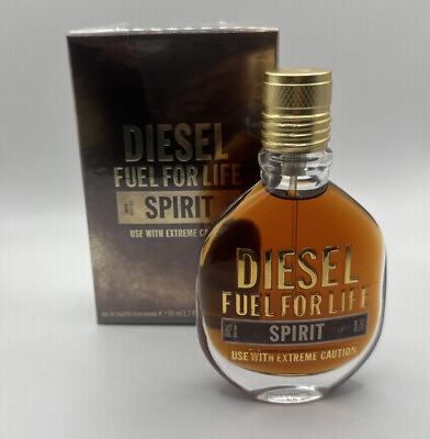 #ad Diesel Fuel For Life Spirit Pour Homme 1.7oz 50ml Eau de Toilette Spray *Rare* $110.00