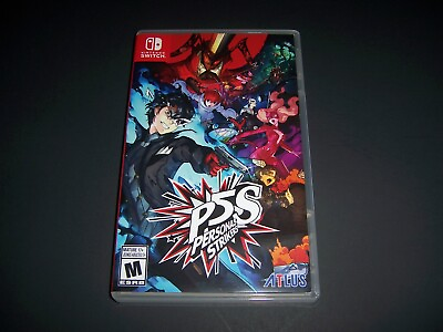 #ad Authentic Replacement Case ONLY for PERSONA 5 STRIKERS Nintendo Switch Box $8.49