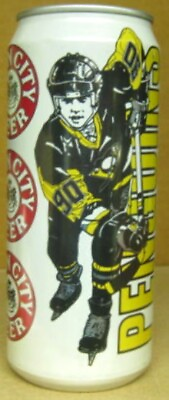 #ad 1990 PENGUINS Pittsburgh PENGUINS 16oz aluminum CAN PENNSYLVANIA Hockey 1 1 $3.95