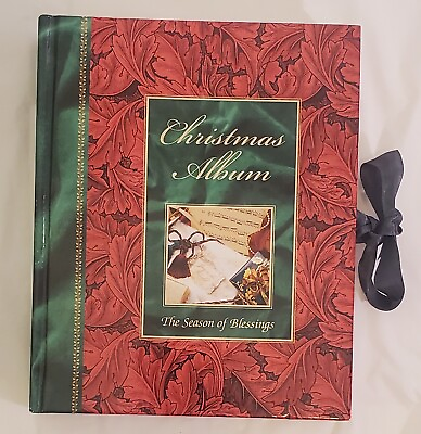 #ad New Seasons Christmas Photo Album Ribbon Vintage 1999 Publications International $40.00