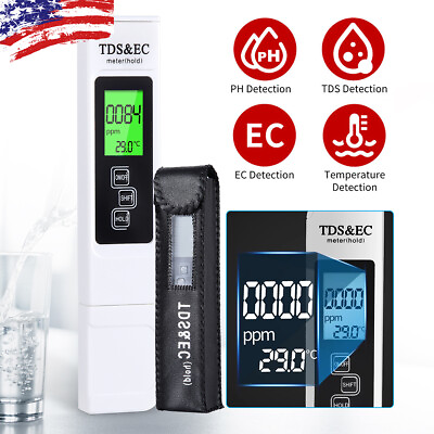#ad #ad TDS Meter Digital Tester Water Quality Testing Kits for Drinking Water 0 9990ppm $6.99
