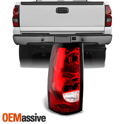 #ad Fit 2003 2006 Chevy Silverado Pickup Driver Side Tail Lights Brake Replacement $29.99