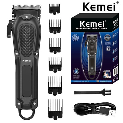 #ad Kemei Professional Hair Clippers Cordless Trimmer Beard Cutting Machine Barber $16.85