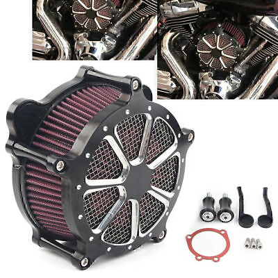 #ad Air Cleaner motorcycle FOR harley air Filter Touring Dyna Softail heritage 07 $82.11