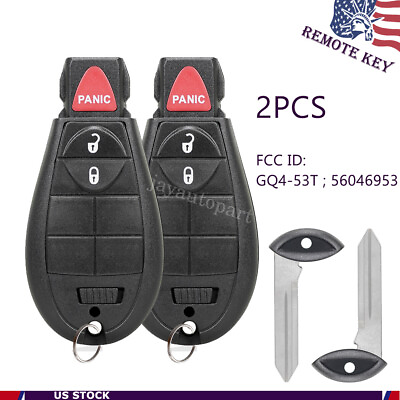 #ad 2 For 2014 2015 2016 2017 2018 2019 Jeep Cherokee Remote Control Keyless Key Fob $16.58