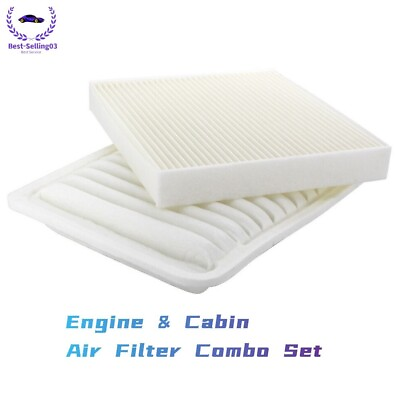 #ad Combo Cabin amp; Engine Air Filter For Toyota Corolla 1.8L 2.4L l4 GAS 2009 2018 $13.99