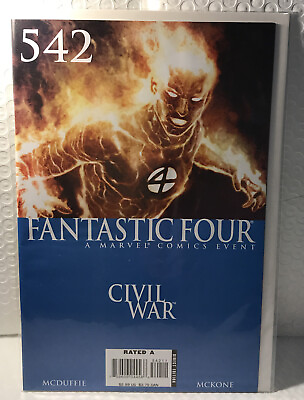 #ad Marvel Comics Fantastic Four A Marel comics event civil war issue #542 $3.13