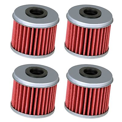 #ad 4 Oil Filter Filters for Honda CRF150R CRF150RB CRF250R CRF250X CRF450R CRF450X $12.76