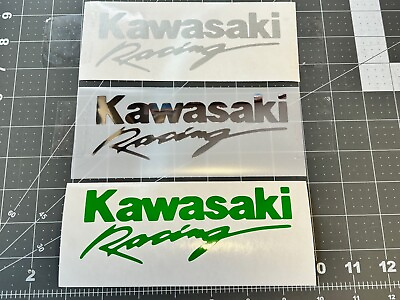 #ad #ad Kawasaki Racing Vinyl Decal Many Sizes Many Colors Buy 2 Get 1 FREEFREE Shipping $13.19