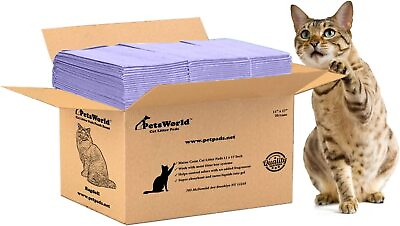 #ad PetsWorld Cat Pad Refills For Breeze Litter System 16.9x11.4 Inch $181.99