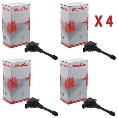 #ad NEW SET OF 4 MotoRad 1IC135 UF 549 Ignition Coil For Nissan Altima Rogue 2.5L $33.24